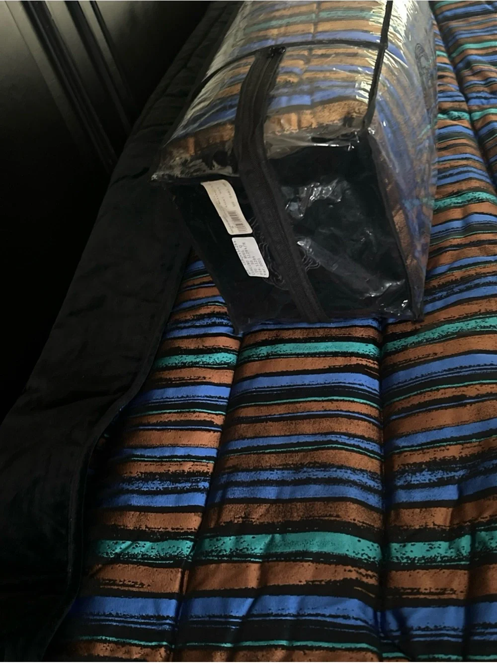 Vintage Gianni Versace King Silk & Velvet Comforter/Pillow New In Original bags